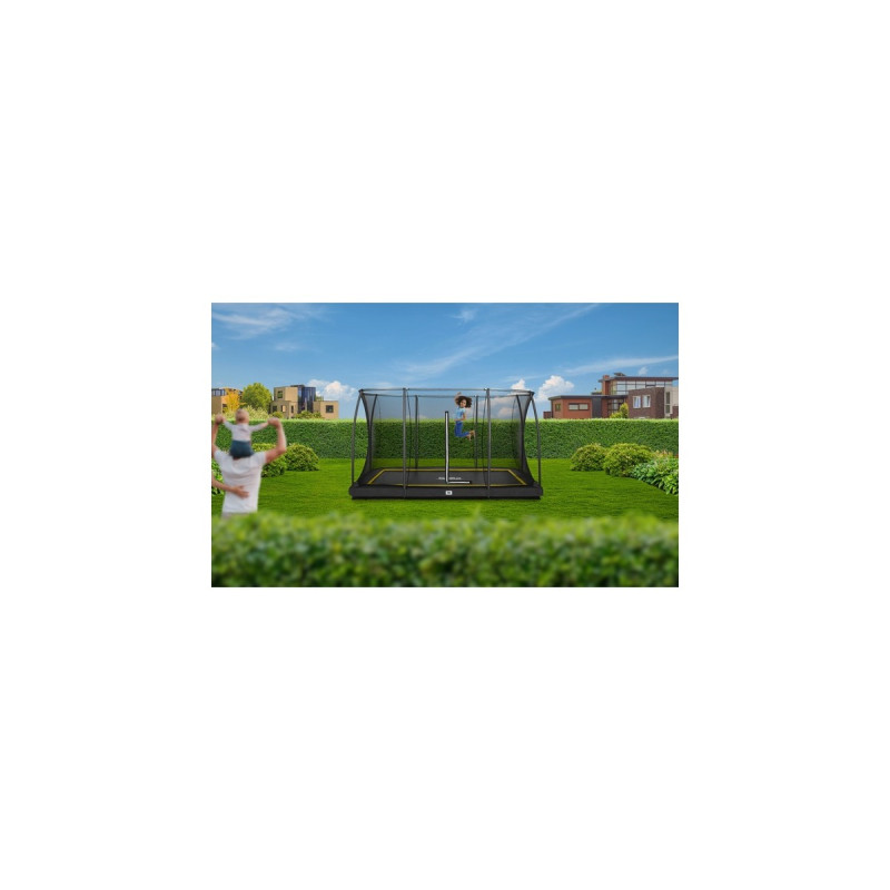 Salta Trampolin Comfort Edition, Fitnessgerät(schwarz, rechteckig, 214 x 305 cm)
