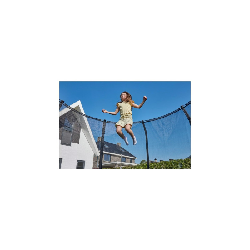 Salta Trampolin Premium Ground, Fitnessgerät(schwarz, rund, 427 cm, inkl. Sicherheitsnetz)
