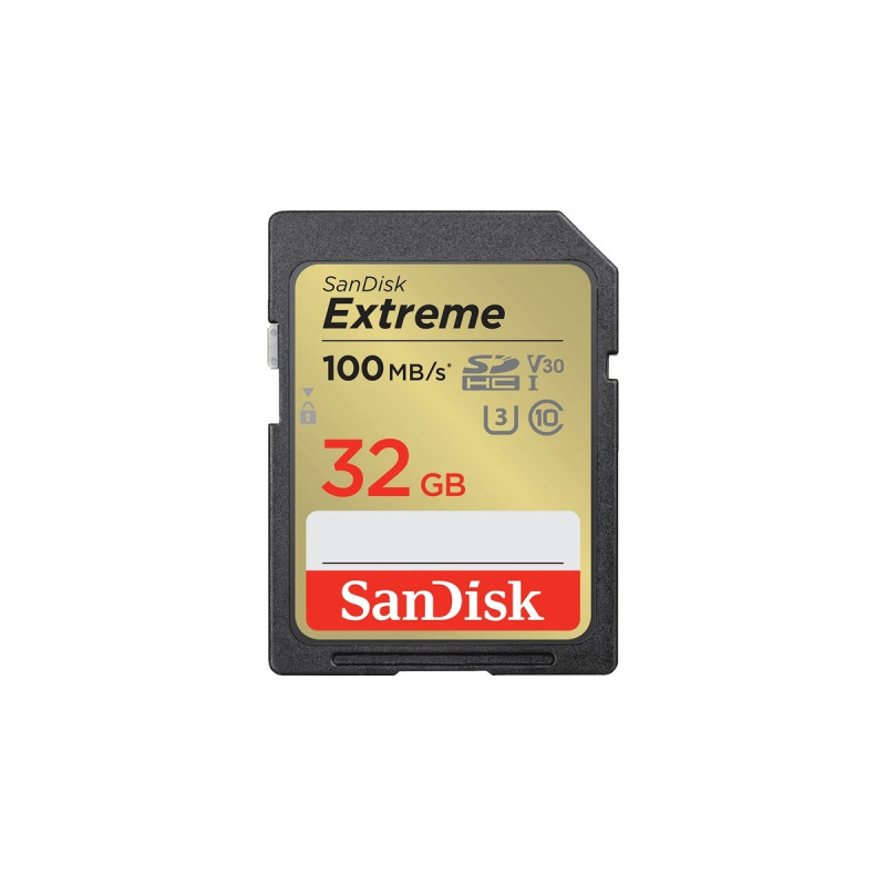 SanDisk Extreme 32 GB SDHC, Speicherkarte(UHS-I U3, Class 10, V30)