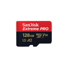 SanDisk Extreme PRO 128 GB microSDXC, Speicherkarte(UHS-I U3, Class 10, V30, A2)