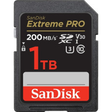 SanDisk Extreme PRO 1TB SDXC, Speicherkarte(schwarz, UHS-I U3, Class 10, V30)