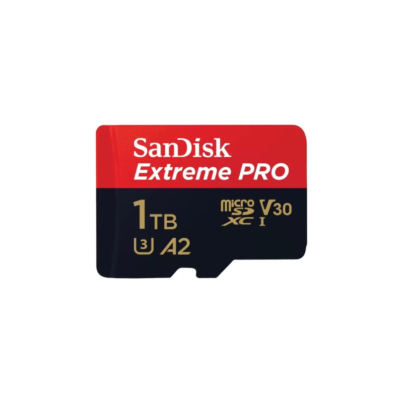 SanDisk Extreme PRO 1 TB microSDXC, Speicherkarte(UHS-I U3, Class 10, V30, A2)