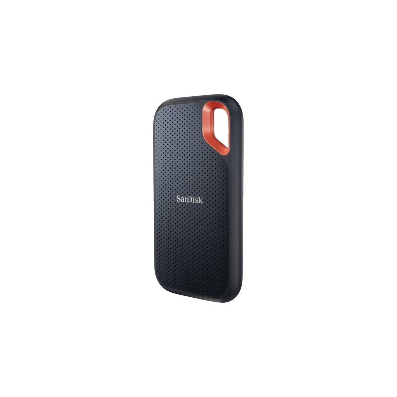 SanDisk Extreme Portable SSD V2 500 GB, Externe SSD(schwarz/orange, USB-C 3.2 Gen 2 (10 Gbit/s))