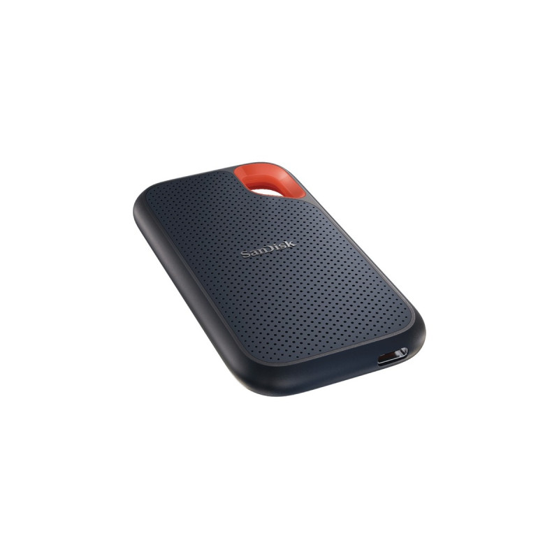 SanDisk Extreme Portable SSD V2 500 GB, Externe SSD(schwarz/orange, USB-C 3.2 Gen 2 (10 Gbit/s))