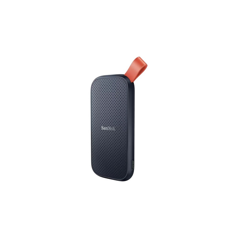 SanDisk Portable SSD 480 GB, Externe SSD(schwarz/orange, USB-C 3.2 Gen 2 (10 Gbit/s))