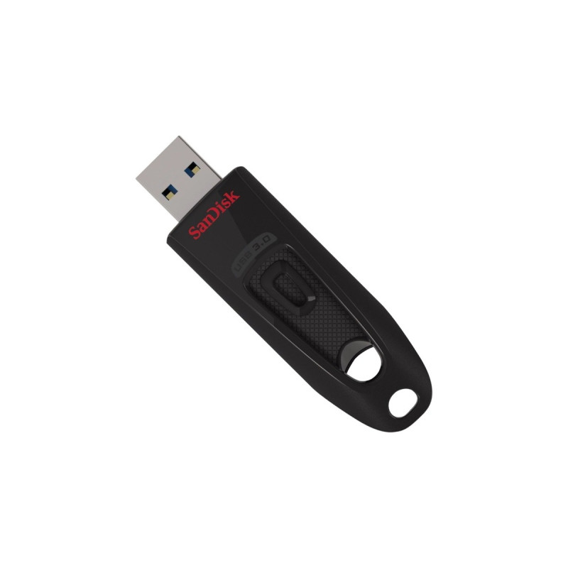 SanDisk Ultra 128 GB, USB-Stick(schwarz/rot, USB-A 3.2 Gen 1)