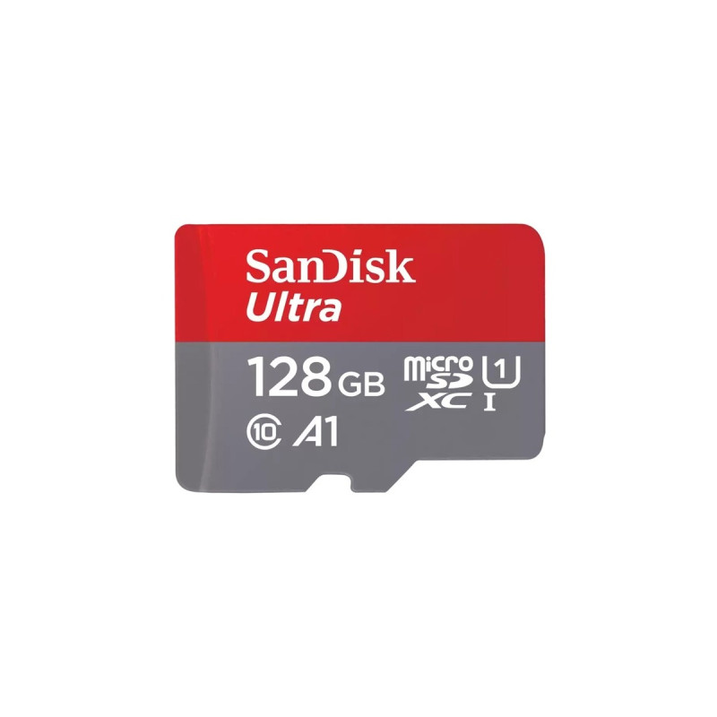 SanDisk Ultra 128 GB microSDXC, Speicherkarte(UHS-I U1, Class 10, A1)