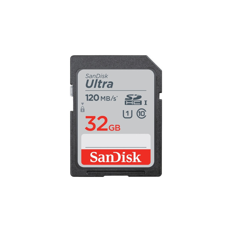 SanDisk Ultra 32 GB SDHC, Speicherkarte(schwarz, UHS-I U1, Class 10)