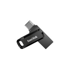 SanDisk Ultra Dual Drive Go 256 GB, USB-Stick(schwarz, USB-A 3.2 Gen 1, USB-C 3.2 Gen 1)