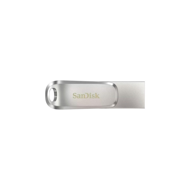 SanDisk Ultra Dual Drive Luxe 512 GB, USB-Stick(silber, USB-A 3.2 Gen 1, USB-C 3.2 Gen 1)