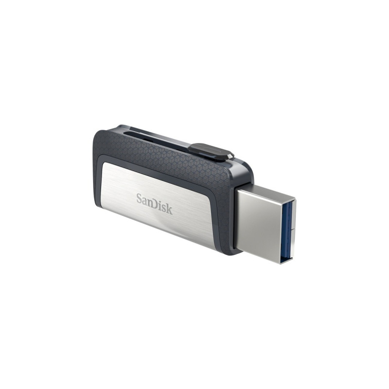 SanDisk Ultra Dual USB Typ-C Laufwerk 256 GB, USB-Stick(USB-A 3.2 Gen 1, USB-C 3.2 Gen 1)