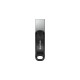 SanDisk iXpand Go 128 GB, USB-Stick(schwarz/silber, USB-A 3.2 Gen 1, Apple Lightning Connector)