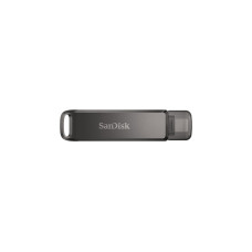 SanDisk iXpand Luxe 256 GB, USB-Stick(schwarz, USB-C 3.2 Gen 1, Apple Lightning Connector)
