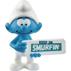 Schleich Die Schlümpfe Schlumpf Smurfin Schild, Spielfigur