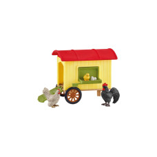 Schleich Farm World Mobiler Hühnerstall, Spielfigur