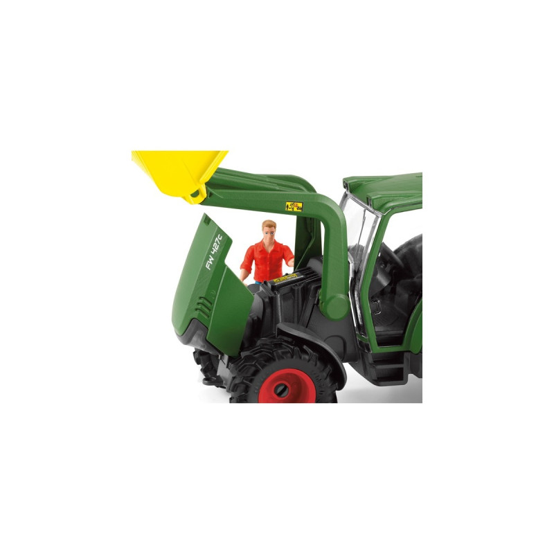 Schleich Farm World Traktor mit Anhänger, Spielfahrzeug