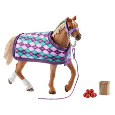 Schleich Horse Club Englisches Vollblut m Decke, Spielfigur