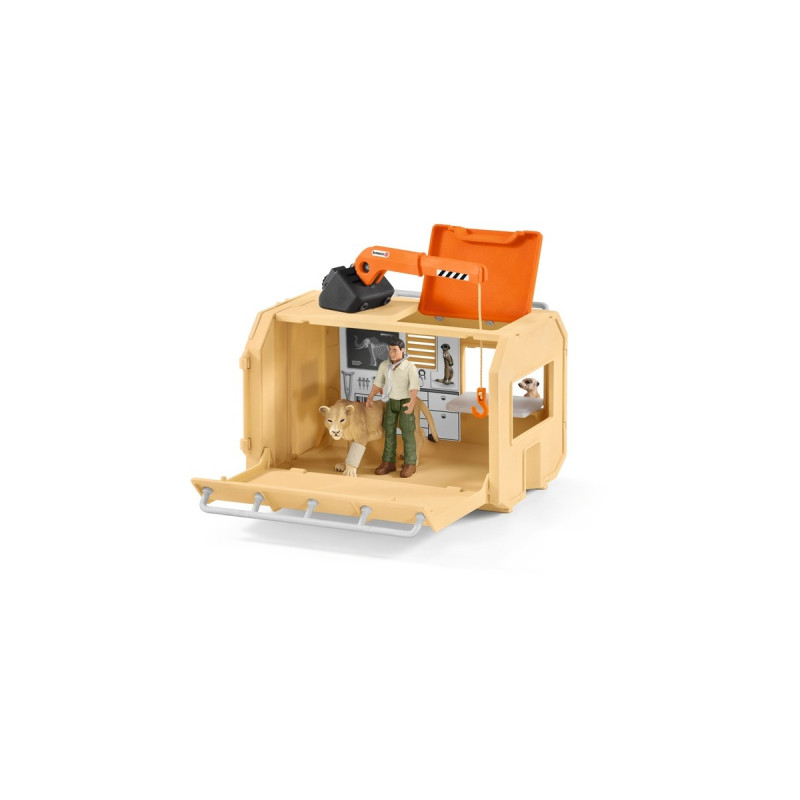 Schleich Wild Life Großer Truck Tierrettung, Spielfahrzeug