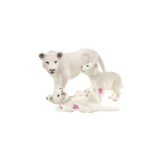Schleich Wild Life Löwenmutter mit Babys, Spielfigur