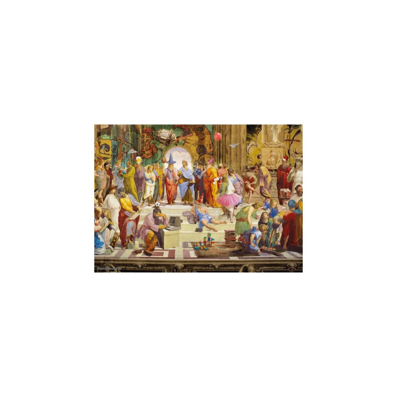 Schmidt Spiele Art & Fun Markus Binz: Die Schule von Athen 2024, Puzzle(1000 Teile)