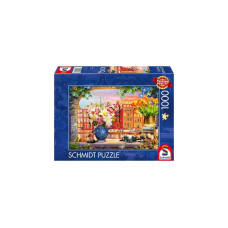 Schmidt Spiele Besuch in Amsterdam, Puzzle(1000 Teile)