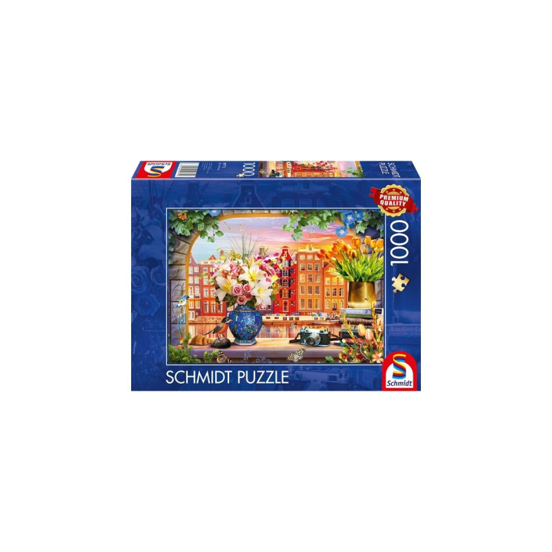 Schmidt Spiele Besuch in Amsterdam, Puzzle(1000 Teile)