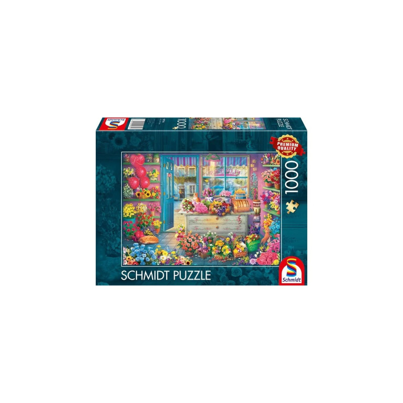 Schmidt Spiele Bunter Blumenladen, Puzzle(1000 Teile)