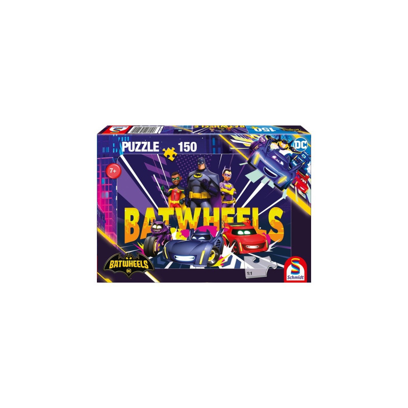 Schmidt Spiele DC Batwheels: Ready to Roll – Bereit für das Abenteuer!, Puzzle(150 Teile)