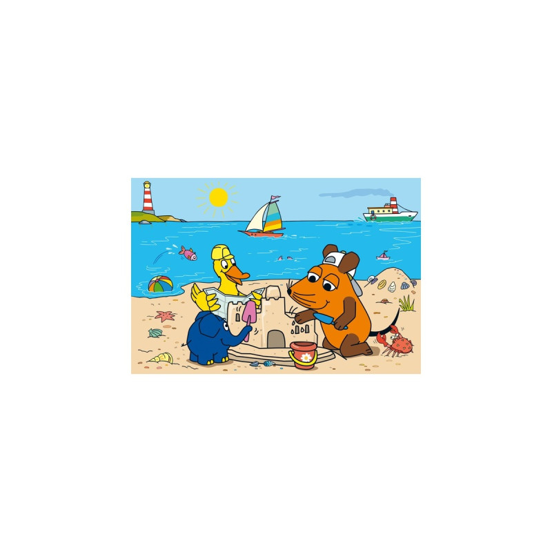 Schmidt Spiele Die Maus: Gute Freunde, Puzzle(3x 24 Teile)