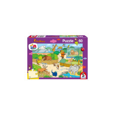 Schmidt Spiele Die Maus: im Zoo, Puzzle(60 Teile)