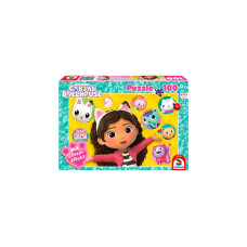 Schmidt Spiele Gabby's Dollhouse: Gabby und ihre Freunde, Puzzle(100 Teile)