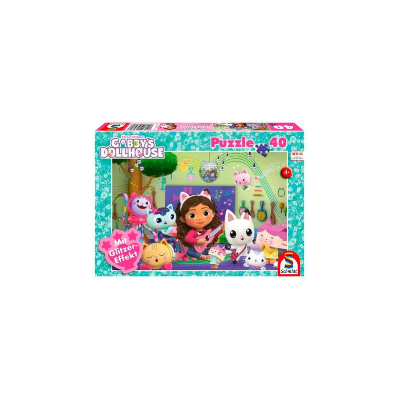 Schmidt Spiele Gabby's Dollhouse: Miau-ziger Partyspaß(40 Teile)