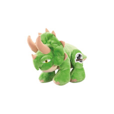 Schmidt Spiele Jurassic World, Triceratops, Kuscheltier(grün/beige, 25 cm)