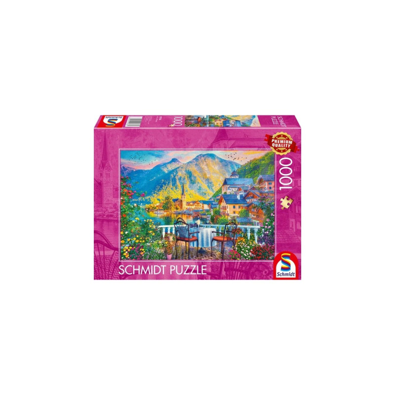 Schmidt Spiele Malerisches Hallstatt, Puzzle(1000 Teile)