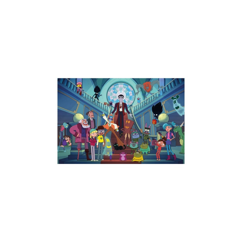 Schmidt Spiele Monster Loving Maniacs: Lustige Monsterparty, Puzzle(150 Teile, Glow in the Dark)