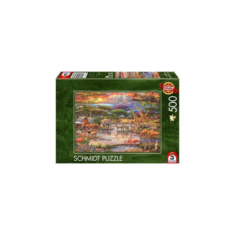 Schmidt Spiele Paradies am Kilimandscharo, Puzzle(500 Teile)