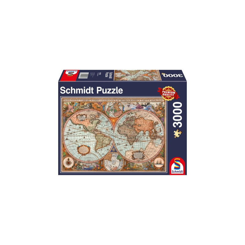 Schmidt Spiele Puzzle Antike Weltkarte