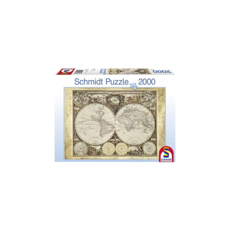 Schmidt Spiele Puzzle Historische Weltkarte