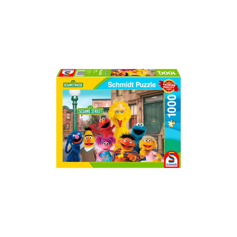 Schmidt Spiele Sesamstrasse: Ein Wiedersehen mit guten alten Freunden, Puzzle(1000 Teile)