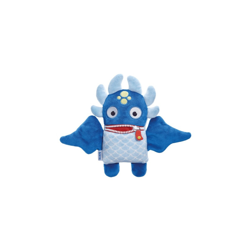Schmidt Spiele Sorgenfresser Dante, Kuscheltier(blau/hellblau, 21 cm)