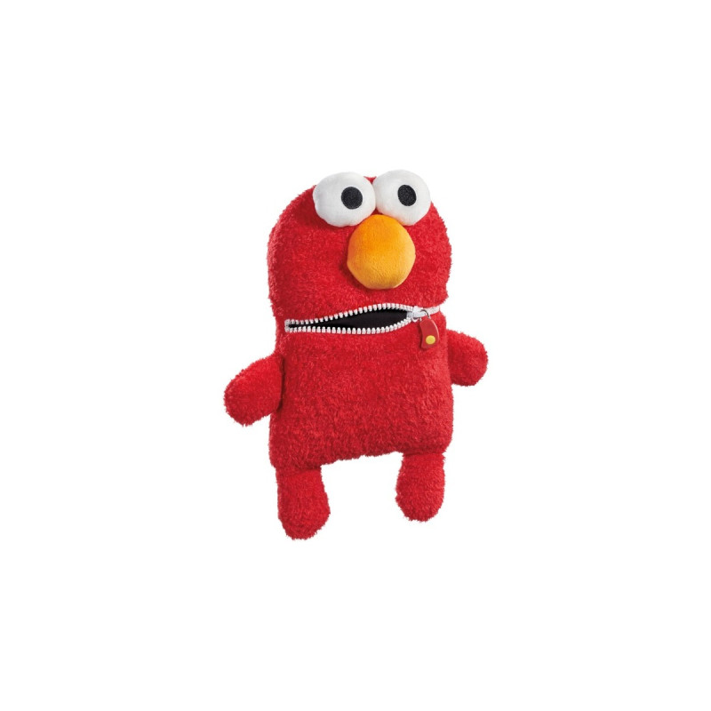 Schmidt Spiele Sorgenfresser Elmo, Kuscheltier(rot, Größe: 27.5 cm)