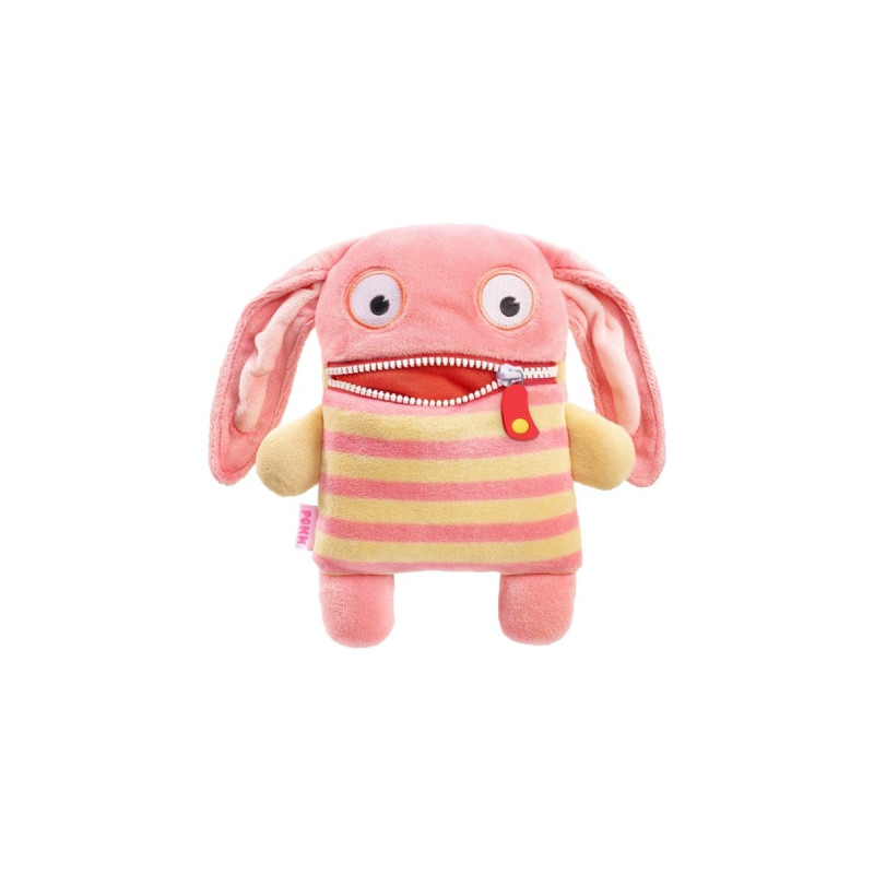 Schmidt Spiele Sorgenfresser Pomm , Kuscheltier(rosa/gelb, 22 cm)