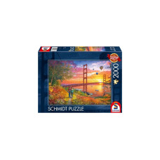 Schmidt Spiele Spaziergang zur Golden Gate Bridge, Puzzle(2000 Teile)
