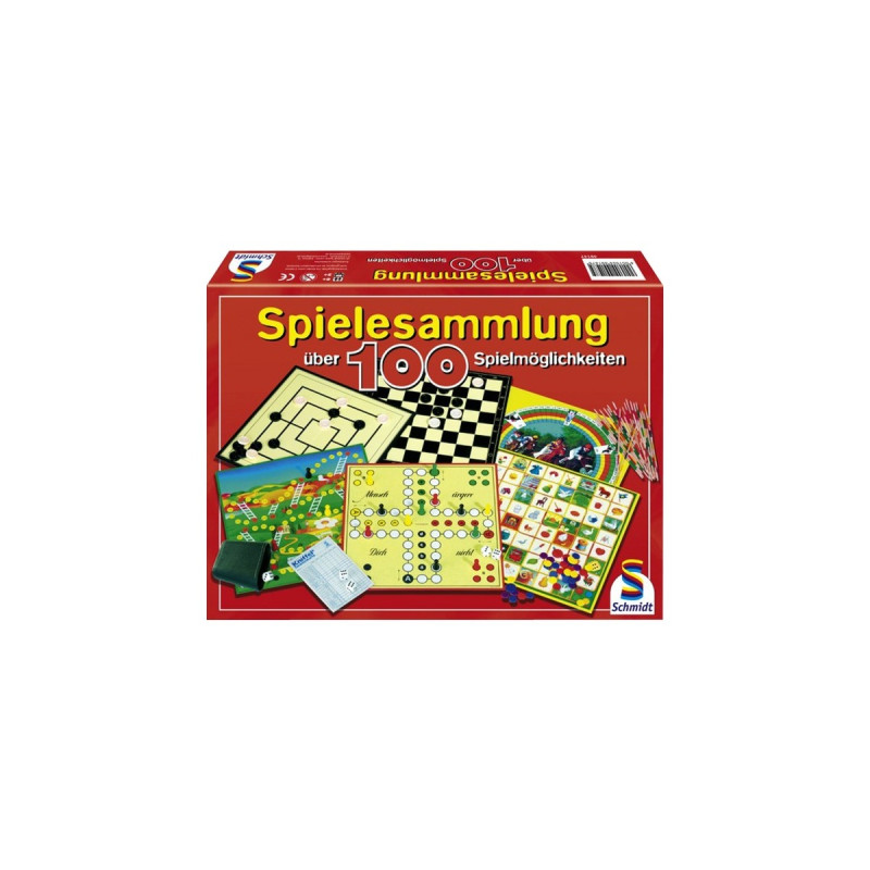 Schmidt Spiele Spielesammlung: 100 Spielmöglichkeiten, Brettspiel