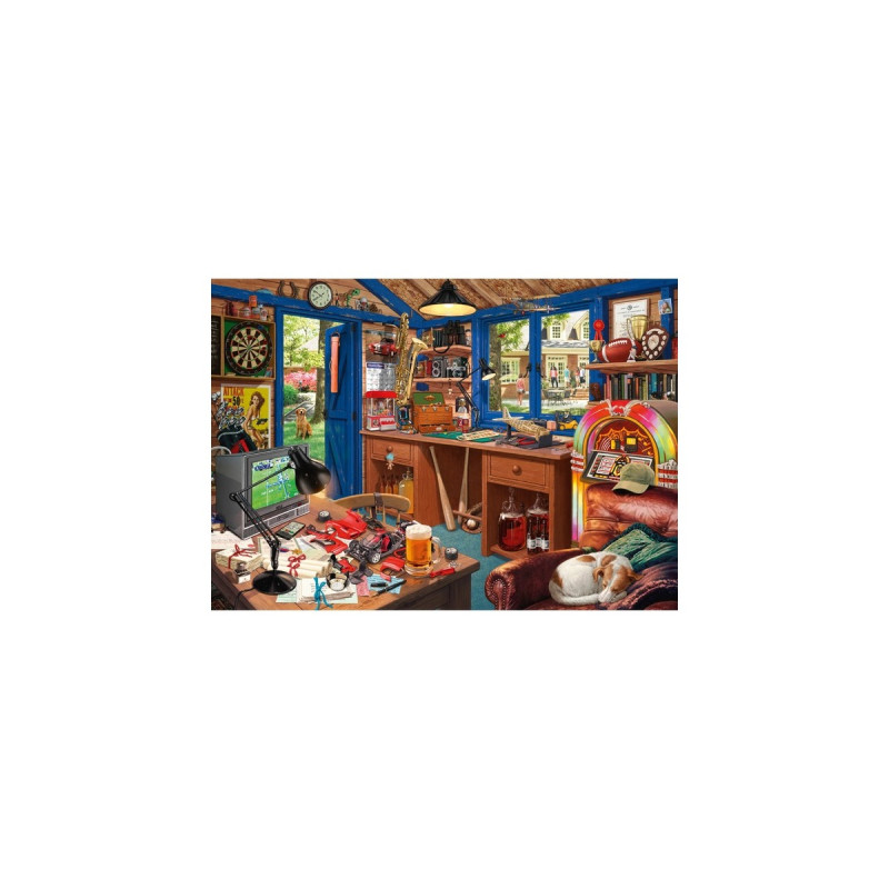 Schmidt Spiele Steve Read: Secret Puzzle - Vaters Werkstatt(1000 Teile)