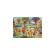 Schmidt Spiele Thomas Kinkade Studios: Benjamin Blümchen, Ein Tag im Neustädter Zoo, Puzzle(1000 Teile)