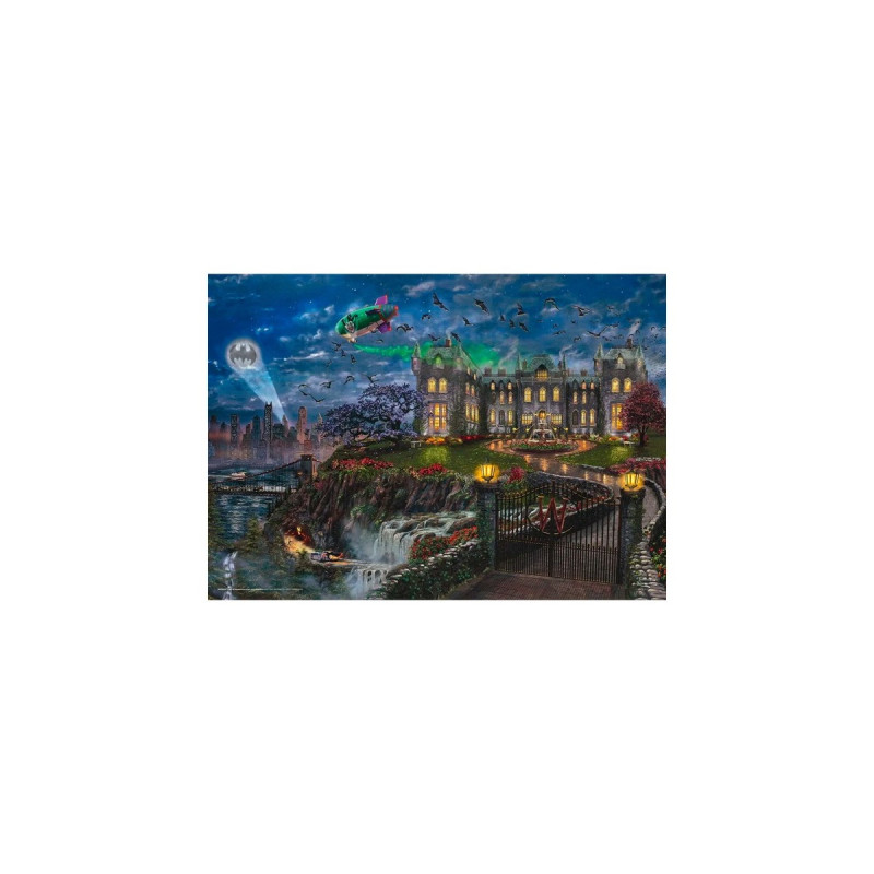 Schmidt Spiele Thomas Kinkade Studios: DC Comics Wayne Manor, Puzzle(1000 Teile)