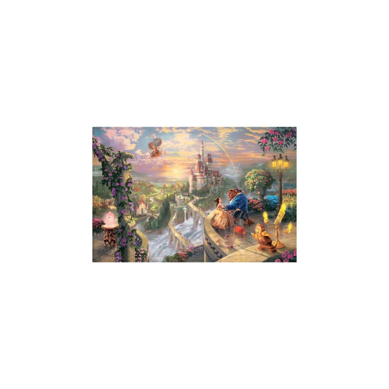 Schmidt Spiele Thomas Kinkade Studios: Disney Dreams Collection -Die Schöne und das Biest, Puzzle(1000 Teile)