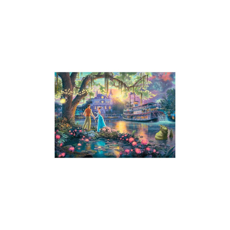 Schmidt Spiele Thomas Kinkade Studios: Disney Dreams Collection - Die Prinzessin und der Frosch, Puzzle(1000 Teile)