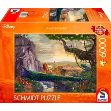 Schmidt Spiele Thomas Kinkade Studios: Disney Dreams Collection - The Lion King, Return to Pride Rock, Puzzle(6000 Teile)